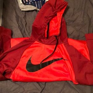 Red/orange Nike hoodie